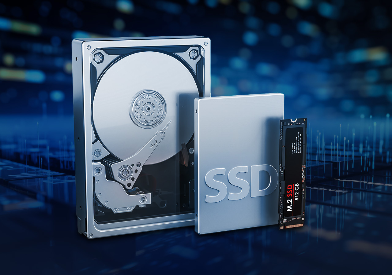 Mendukung Sata HDD/SSD, SAS HDD/SSD, dan NVME