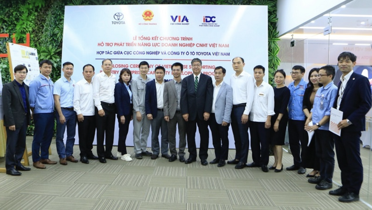 Toyota continues to support Vietnamese suppliers in joining the automotive supply chain.