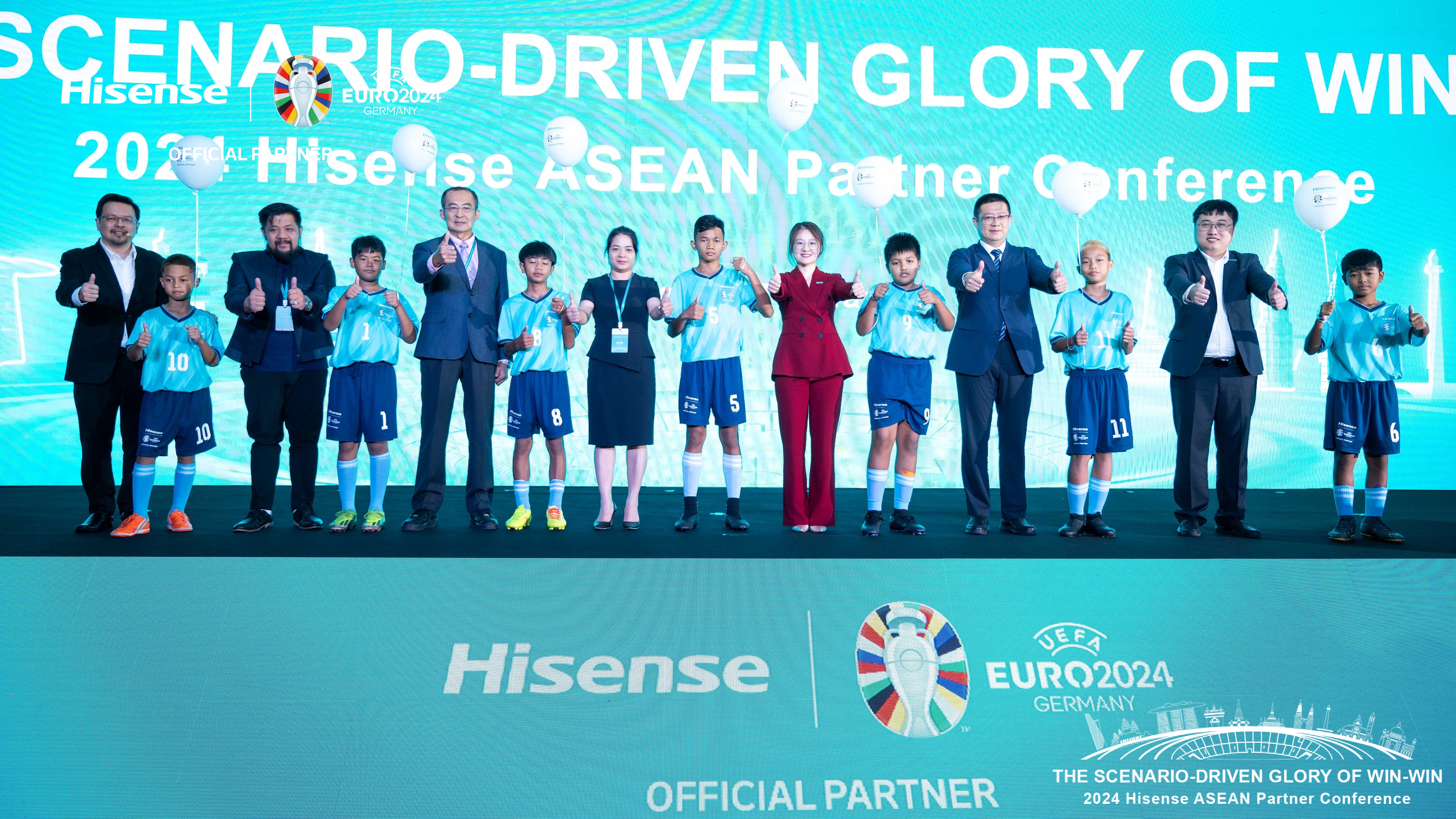 Hisense ASEAN Merilis Produk dan Campaign UEFA EURO Cup pada Konferensi Partner 2024
