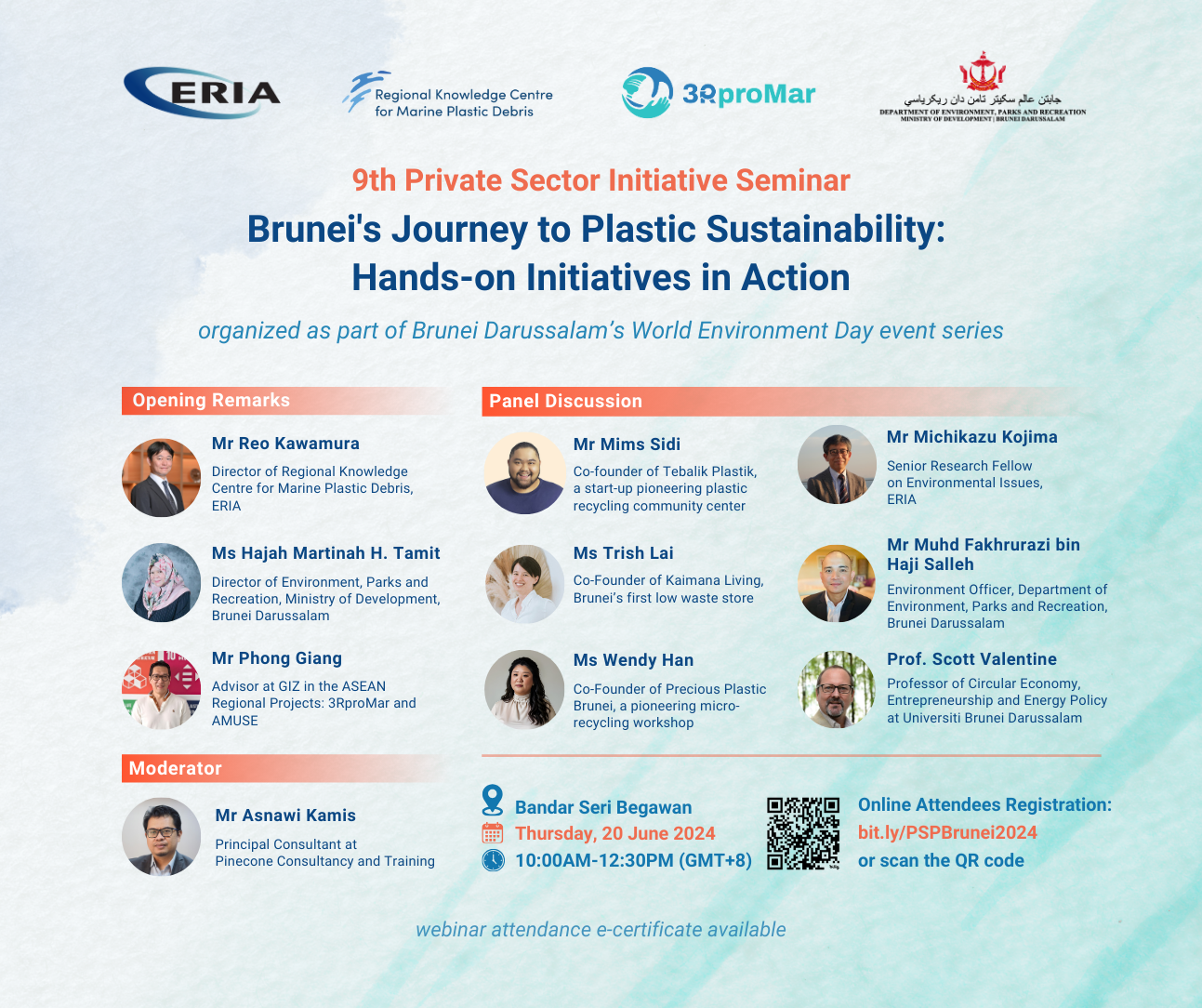Brunei’s Path to Plastic Sustainability: Hands-on Private Sector Initiatives Webinar
