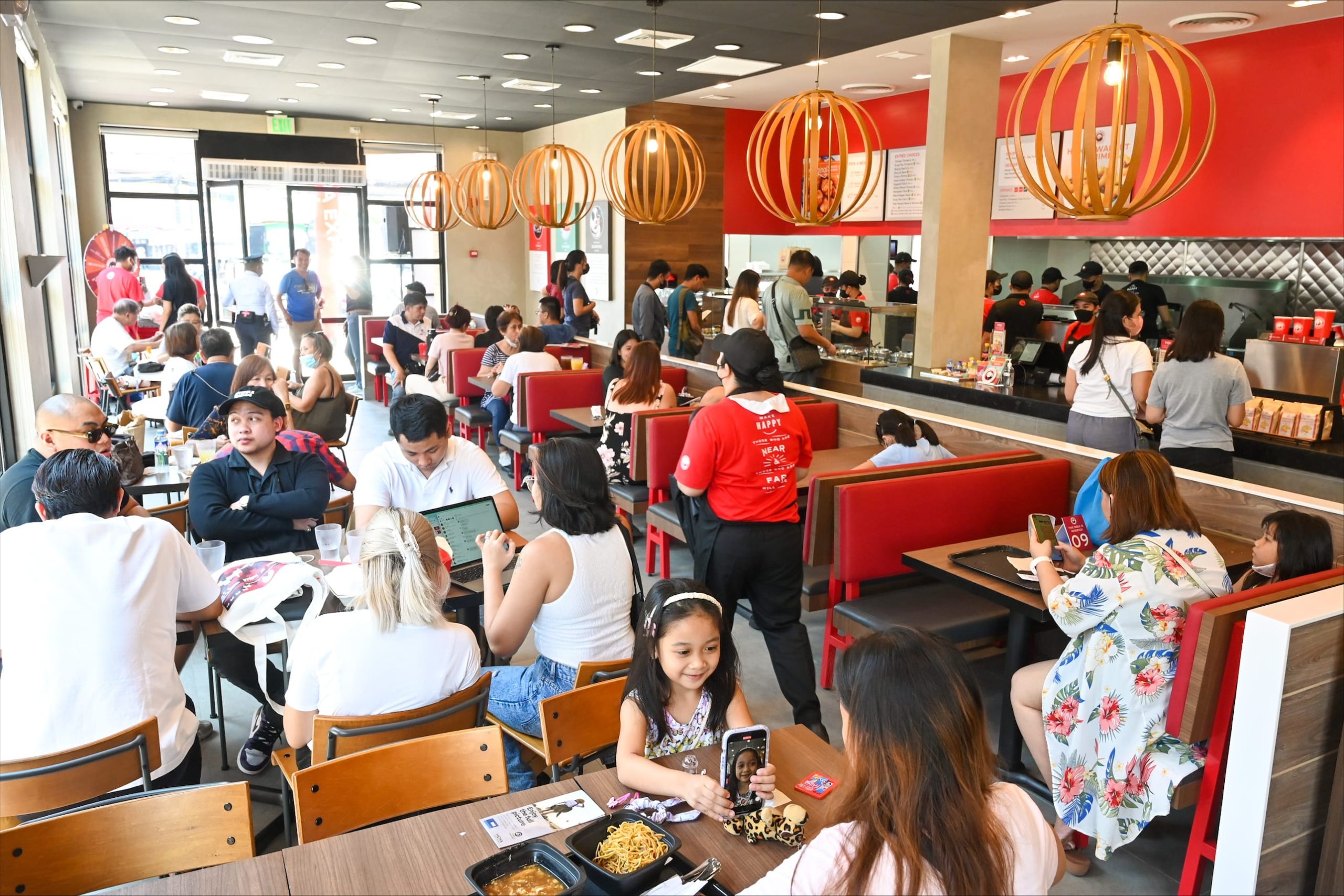 The new Panda Express store in San Pedro, Laguna, offers a variety of entrées with Chinese influences, including the bestselling dish, The Original Orange Chicken®.