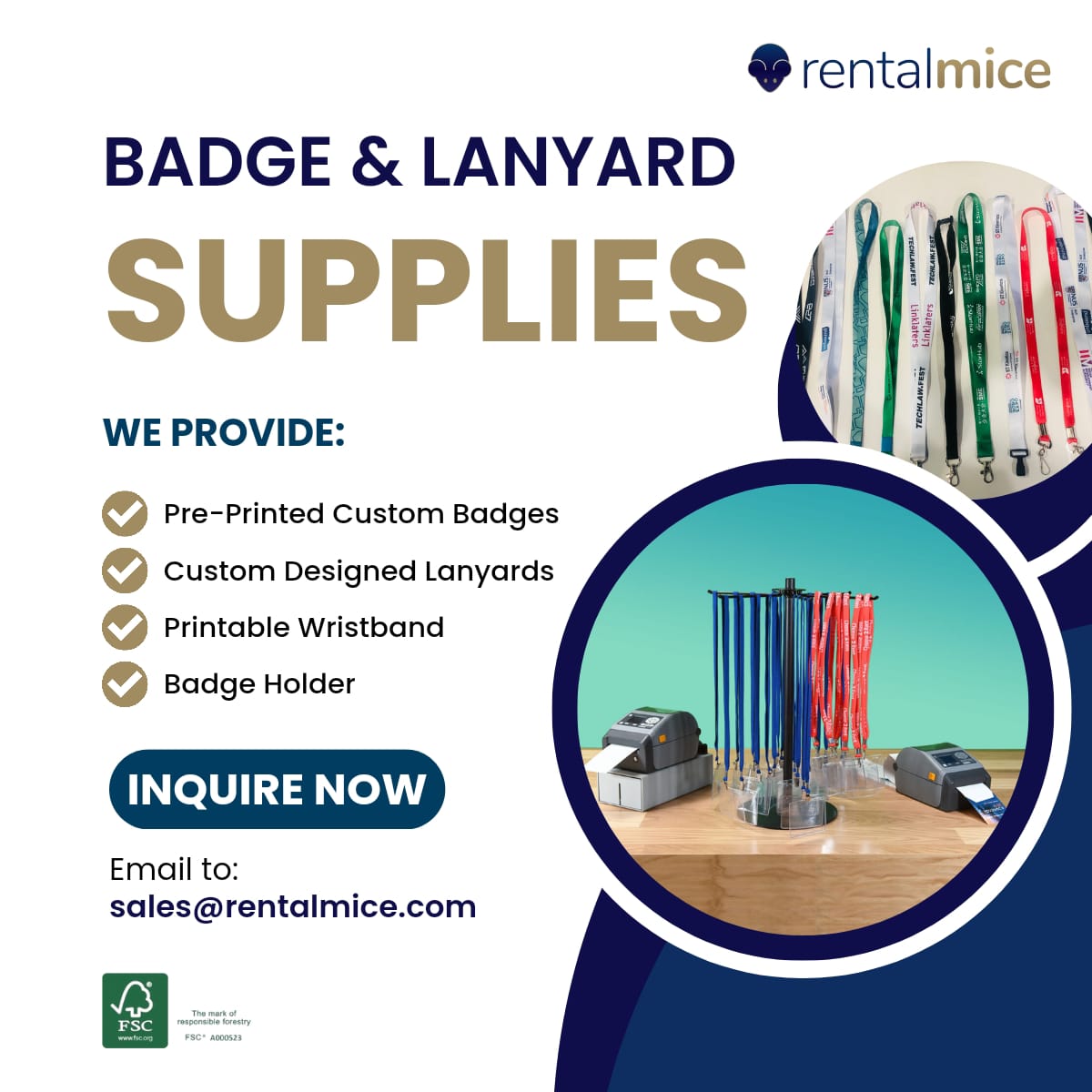 Badge & Lanyard Supplies