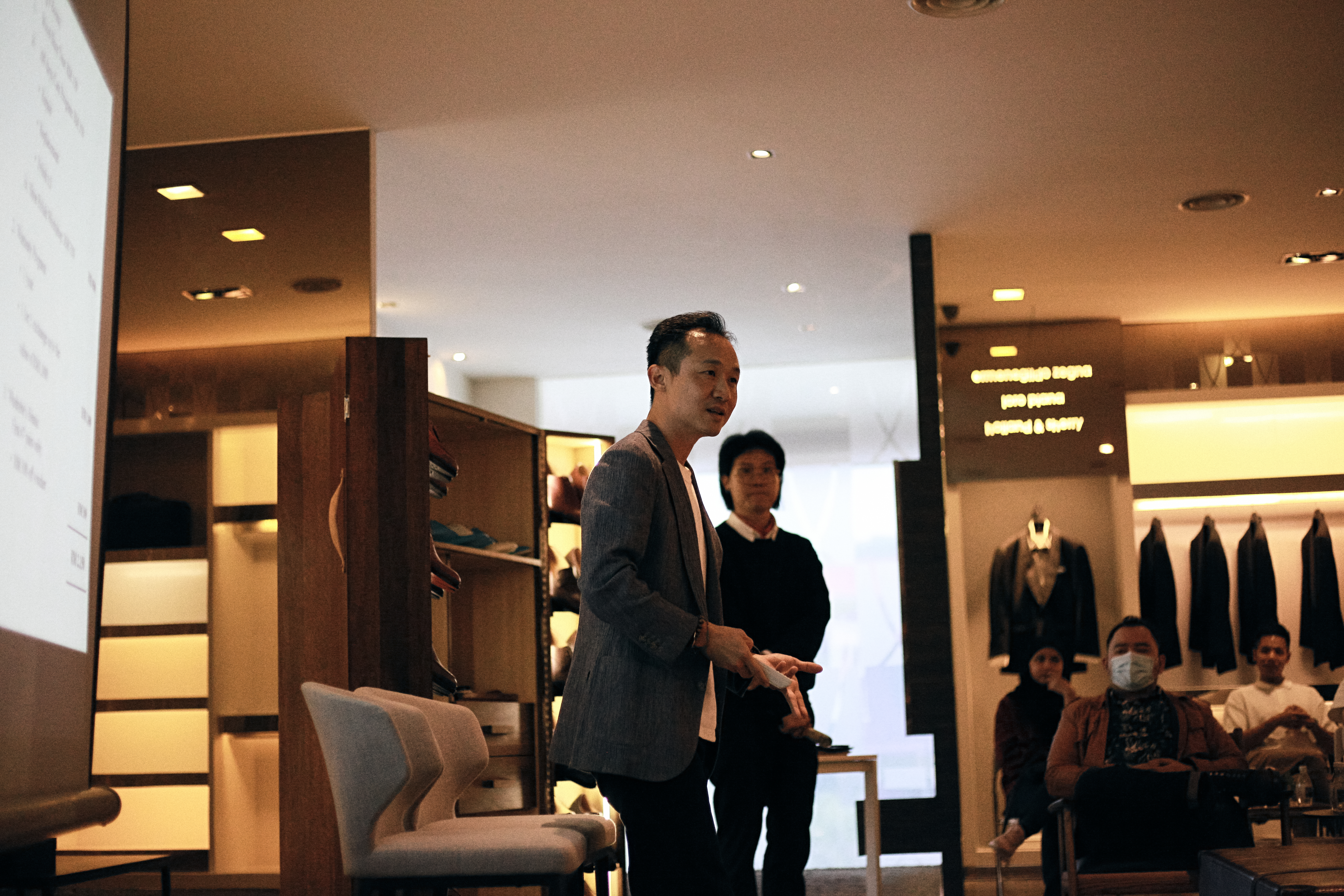 Lim Fang Heng, CEO of Wardrobe and Jack Wang.