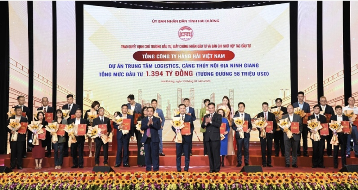 VIMC invests in Ninh Giang inland port and logistics center worth 1.394 trillion dong