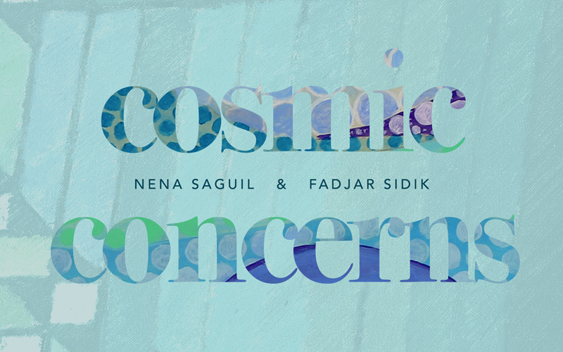 Art Agenda and Lumena Auctions presents Cosmic Concerns: Nena Saguil & Fadjar Sidik from 28 June to 12 July 2024.