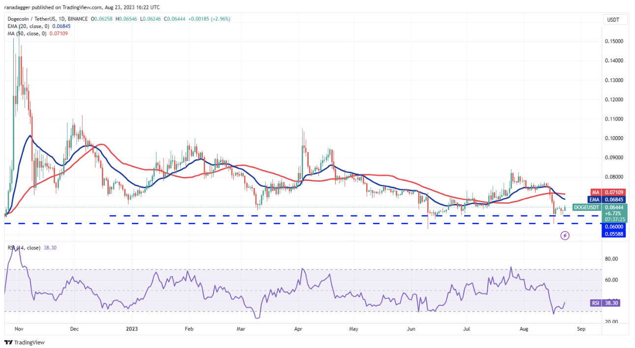 DOGE/USDT daily chart. Source:TradingView